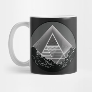 Geometric Skyline Midnight Mug